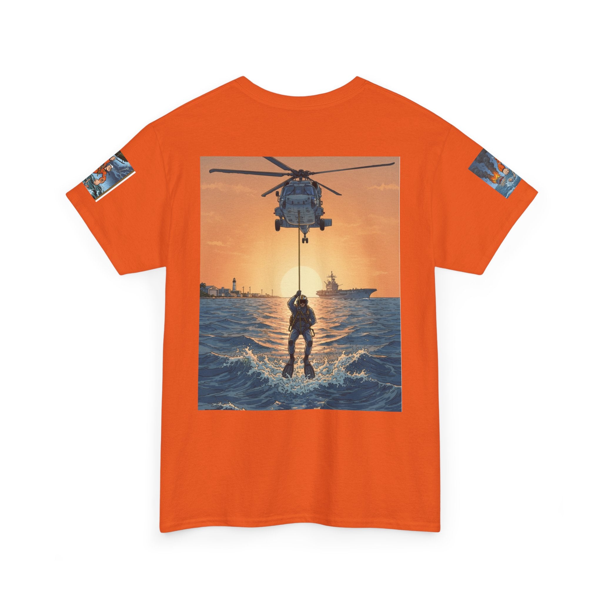 Rescue Swimmer Tee — NAS Pensacola Search & Rescue Helmet Tag T-Shirt