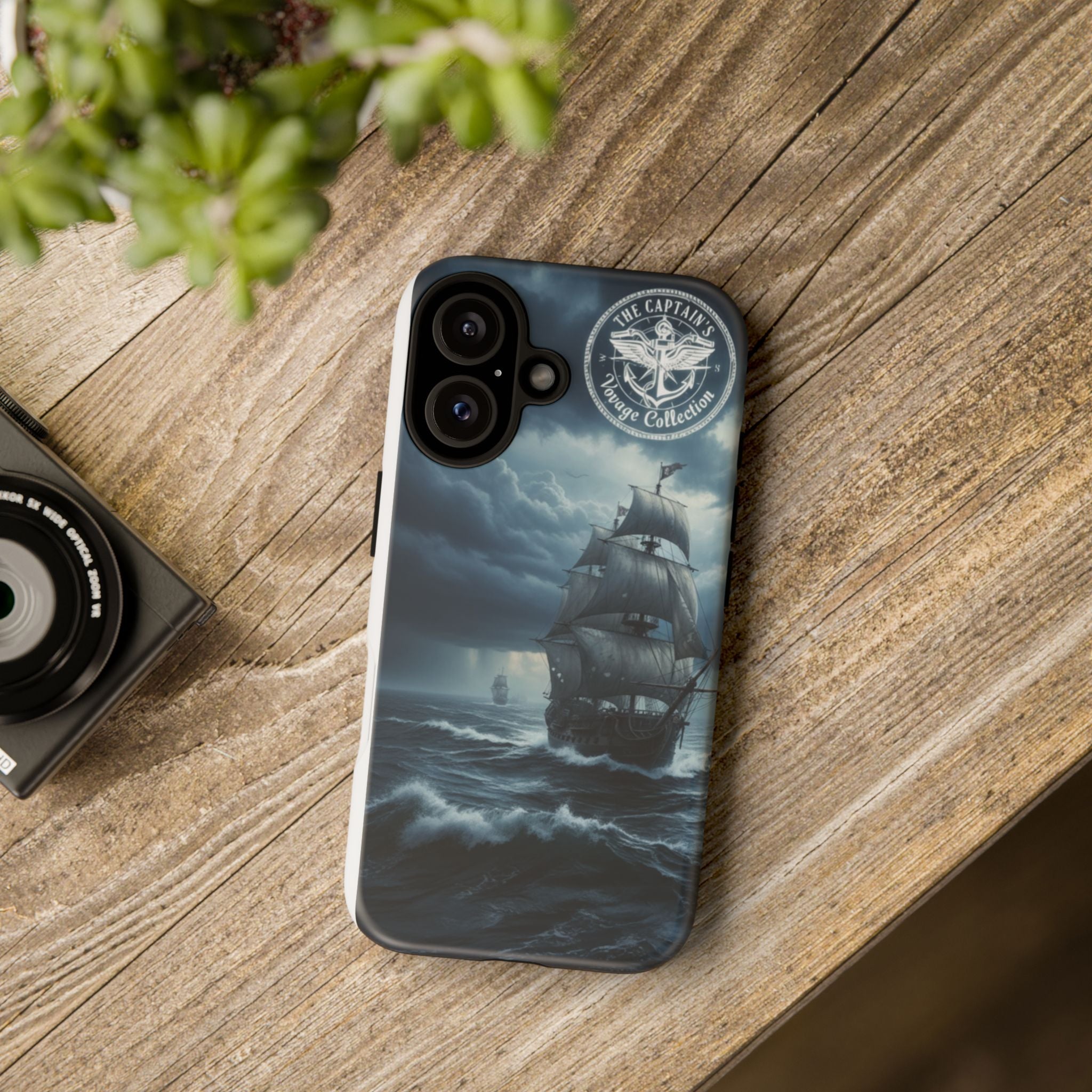 Stormy Seas Ship Phone Case – Nautical Pirate Sailing iPhone Cover