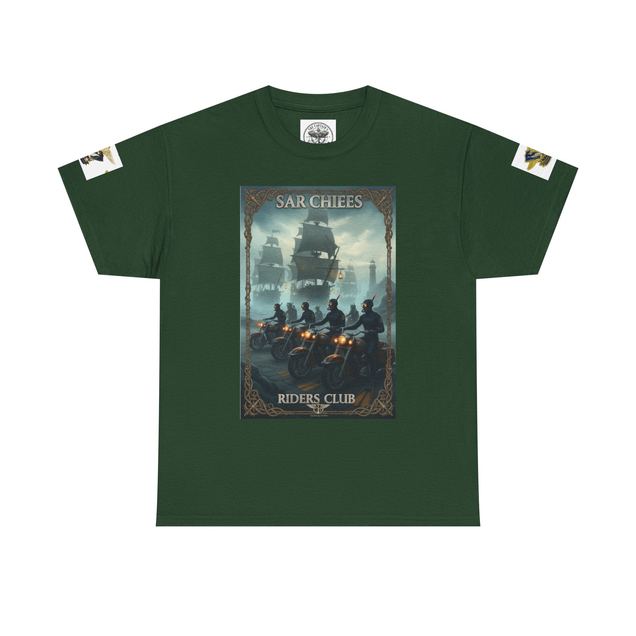 Military Rescue Crew T-Shirt — SAR Chiefs Riders Club Graphic Tee