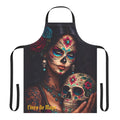Day of the Dead Sugar Skull Apron — Cinco de Mayo Decorative Kitchen Apron