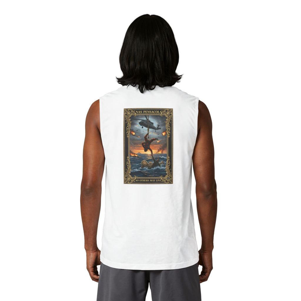 Military NAS Pensacola Tank Top — Navy Aviation Helicopter Design