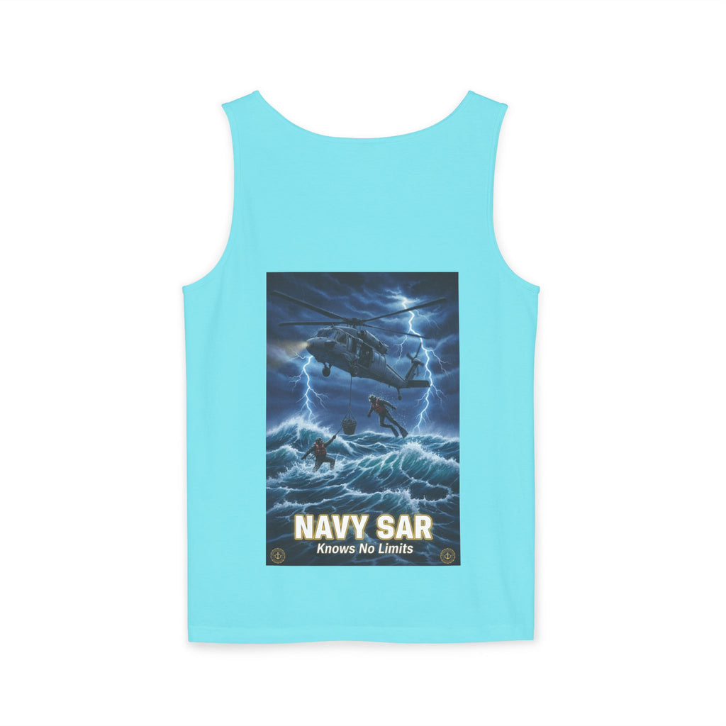 Navy SAR Tank Top — "We Know No Limits" Combat Rescue Swimmers