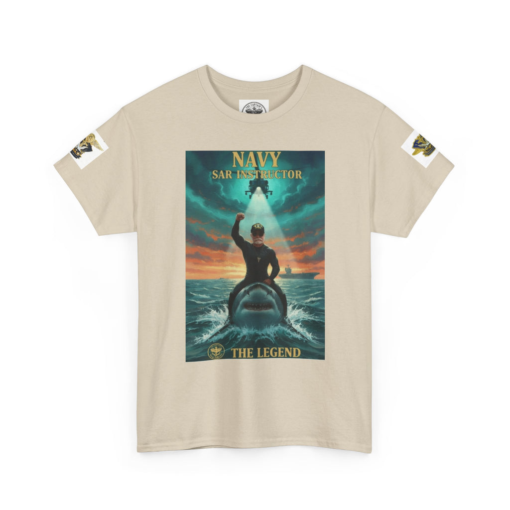 Navy SAR Helicopter Rescue Tee — "The Legend" Search & Rescue Tribute