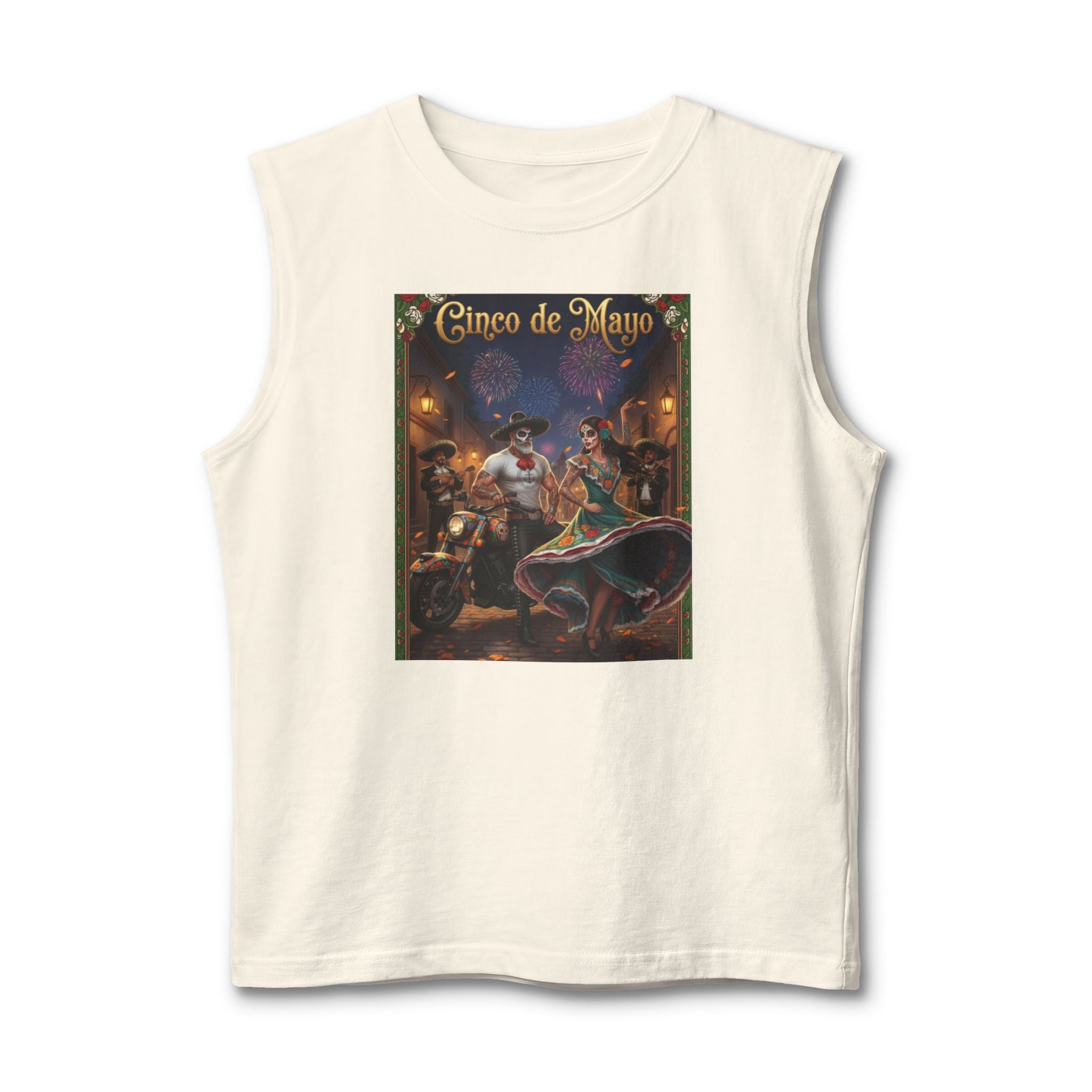 Cinco de Mayo Muscle Tank — Festive Mexican Dance Day Tank Top