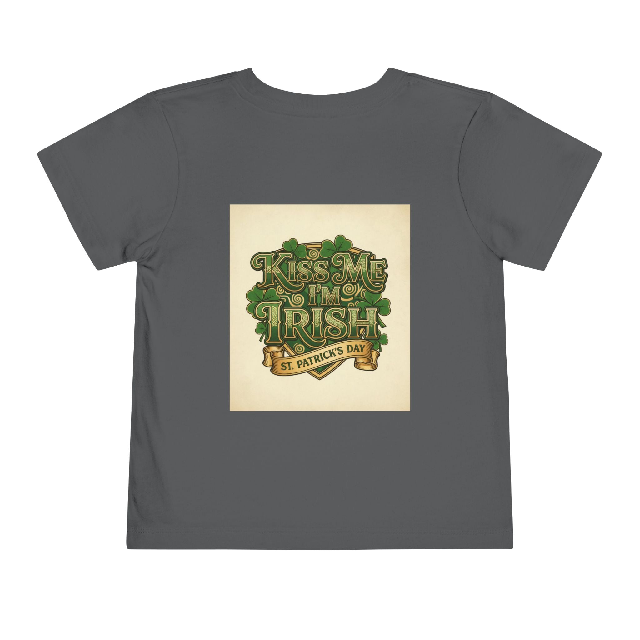 Toddler Tee — "Kiss Me I'm Irish" St. Patrick's Day Shirt