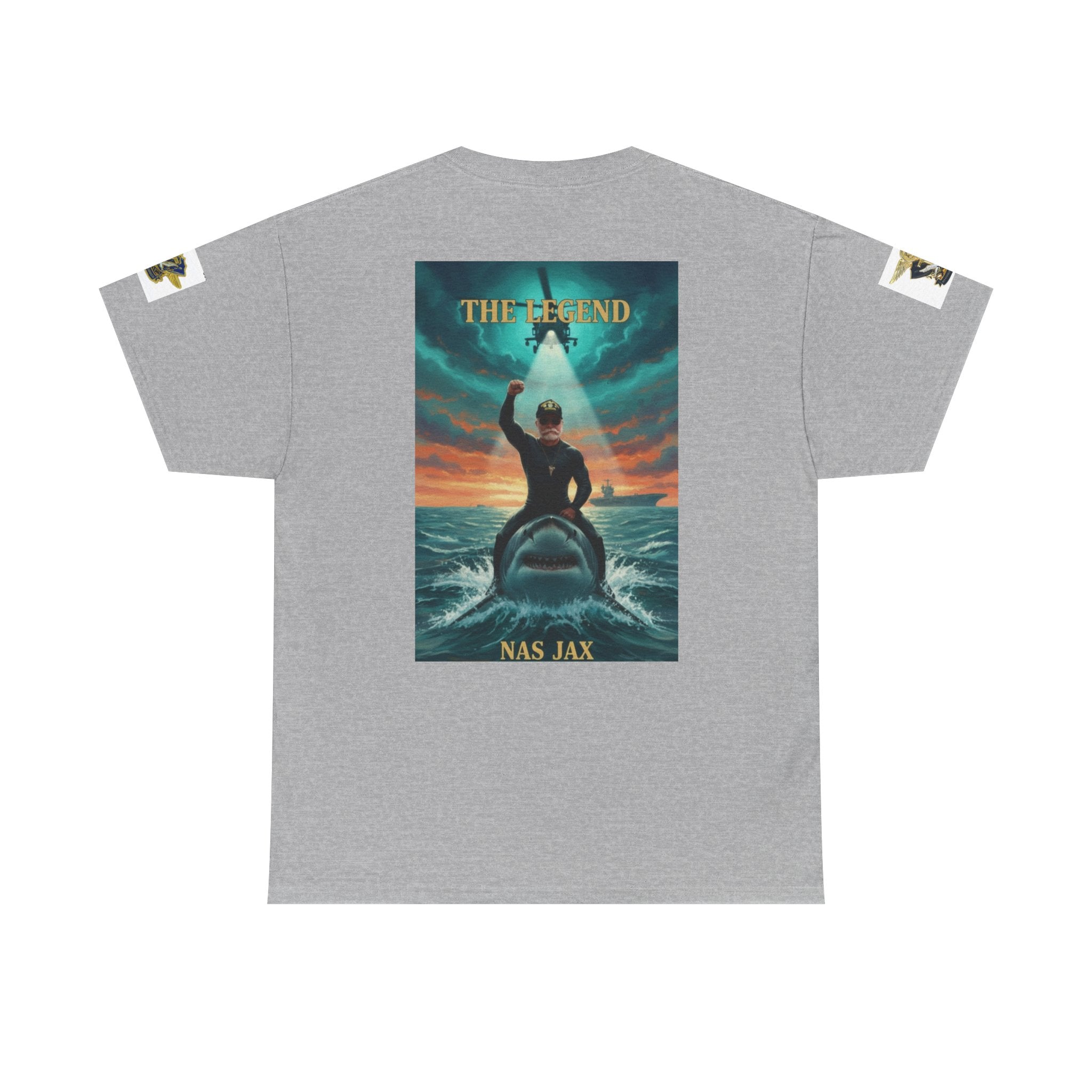 Navy SAR Helicopter Rescue Tee — "The Legend" Search & Rescue Tribute