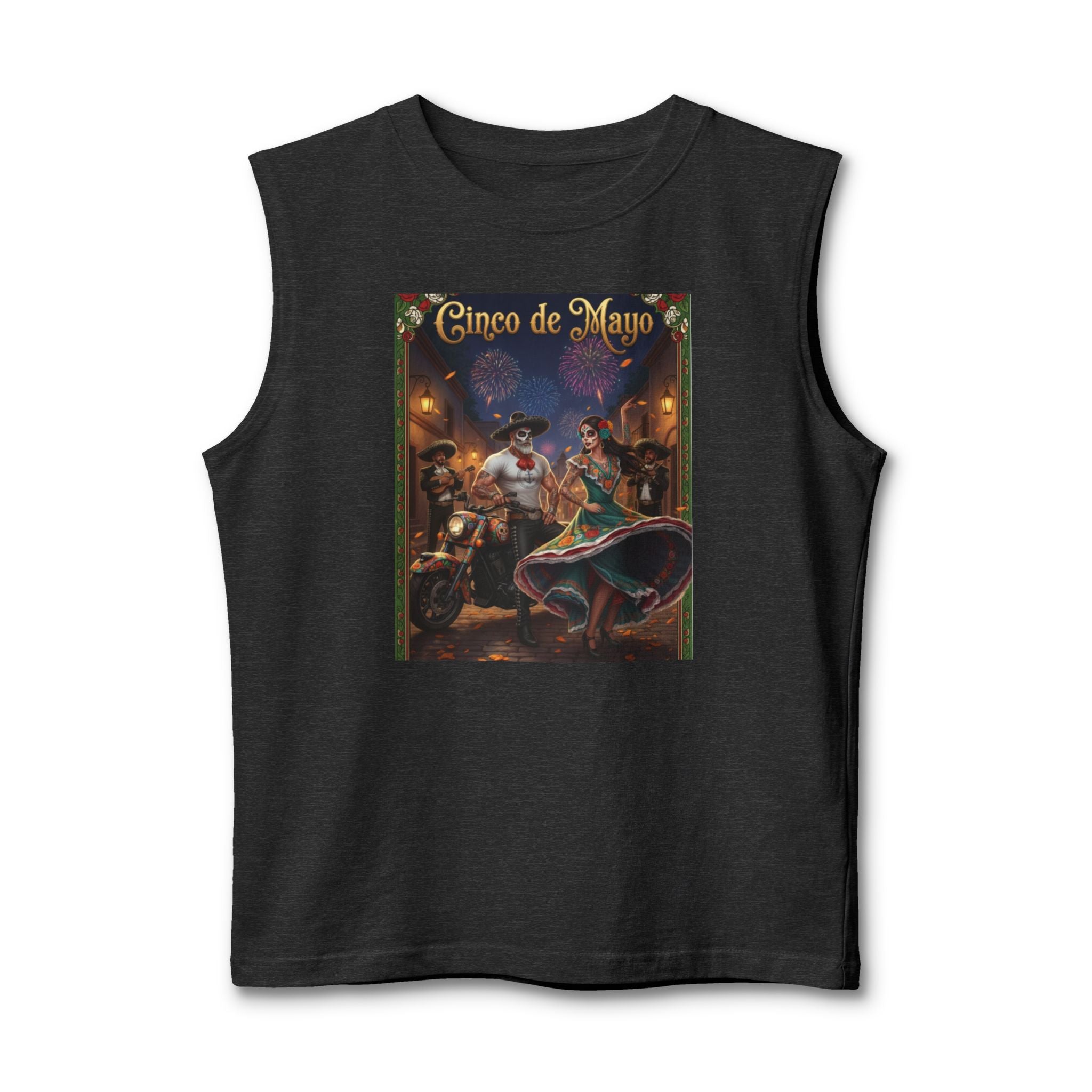Cinco de Mayo Muscle Tank — Festive Mexican Dance Day Tank Top