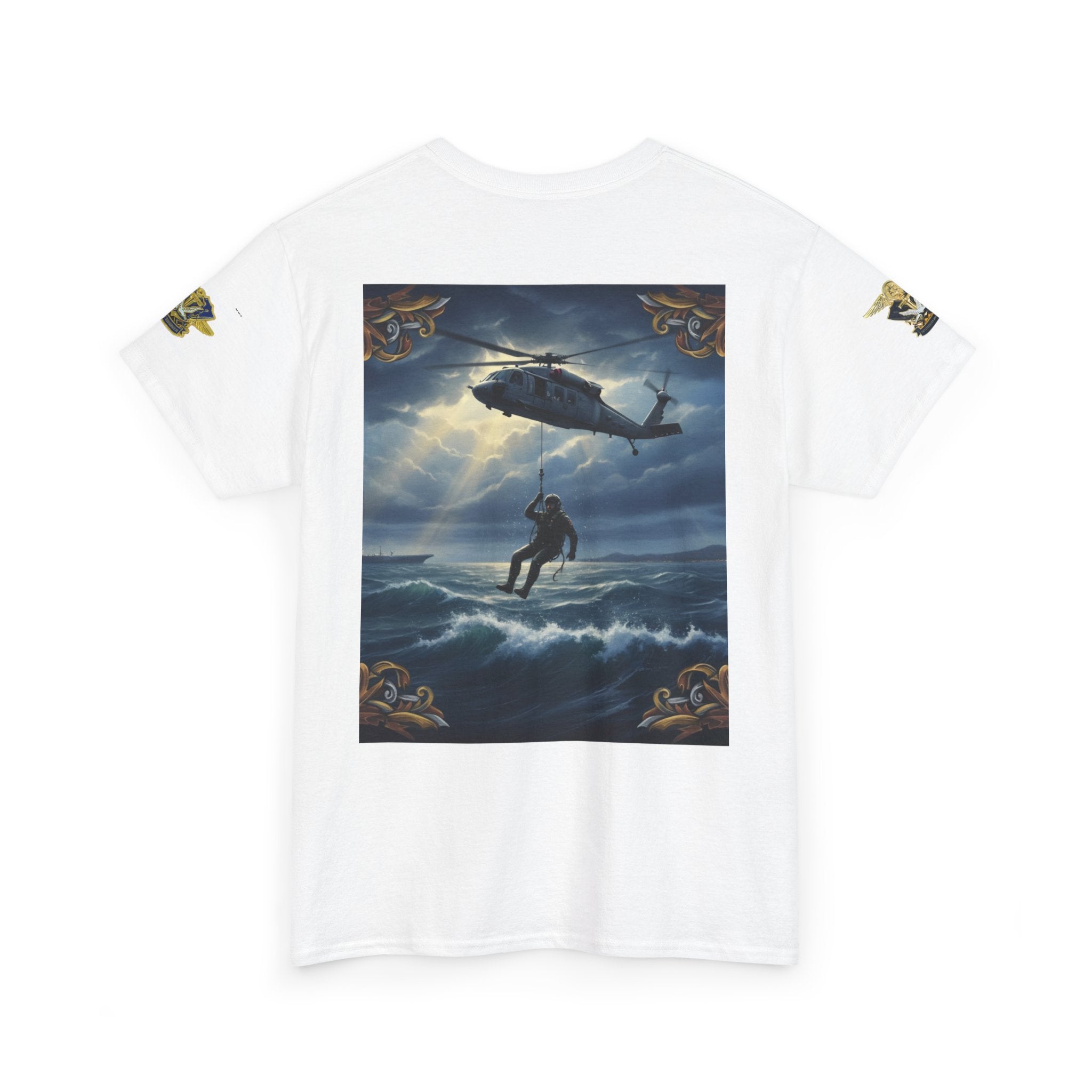 Military Rescue Crew T-Shirt — SAR Chiefs Riders Club Graphic Tee