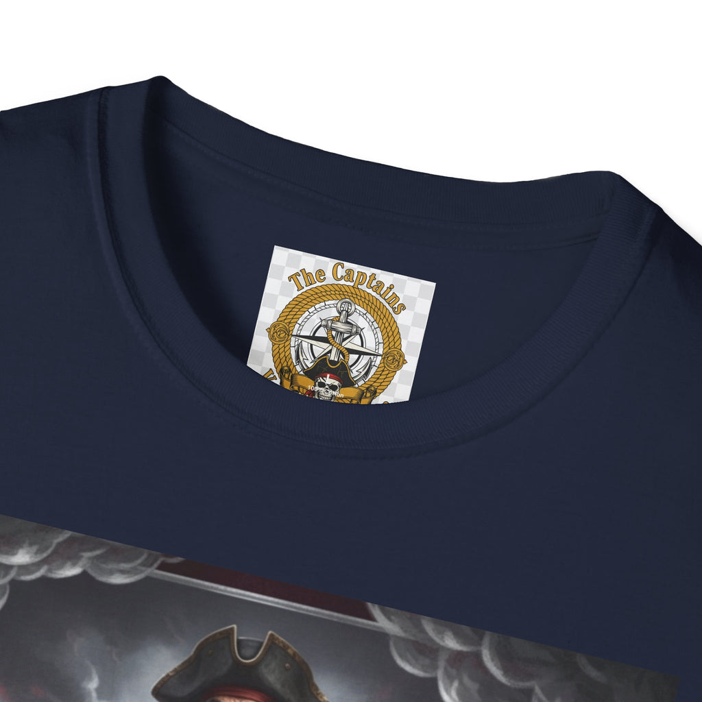 Pirate Captain T-Shirt — Vintage Nautical Adventure Graphic Tee