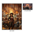 Pirate Queen Quilt Cover Set – 3-Piece Bedding with Female Captain Artwork