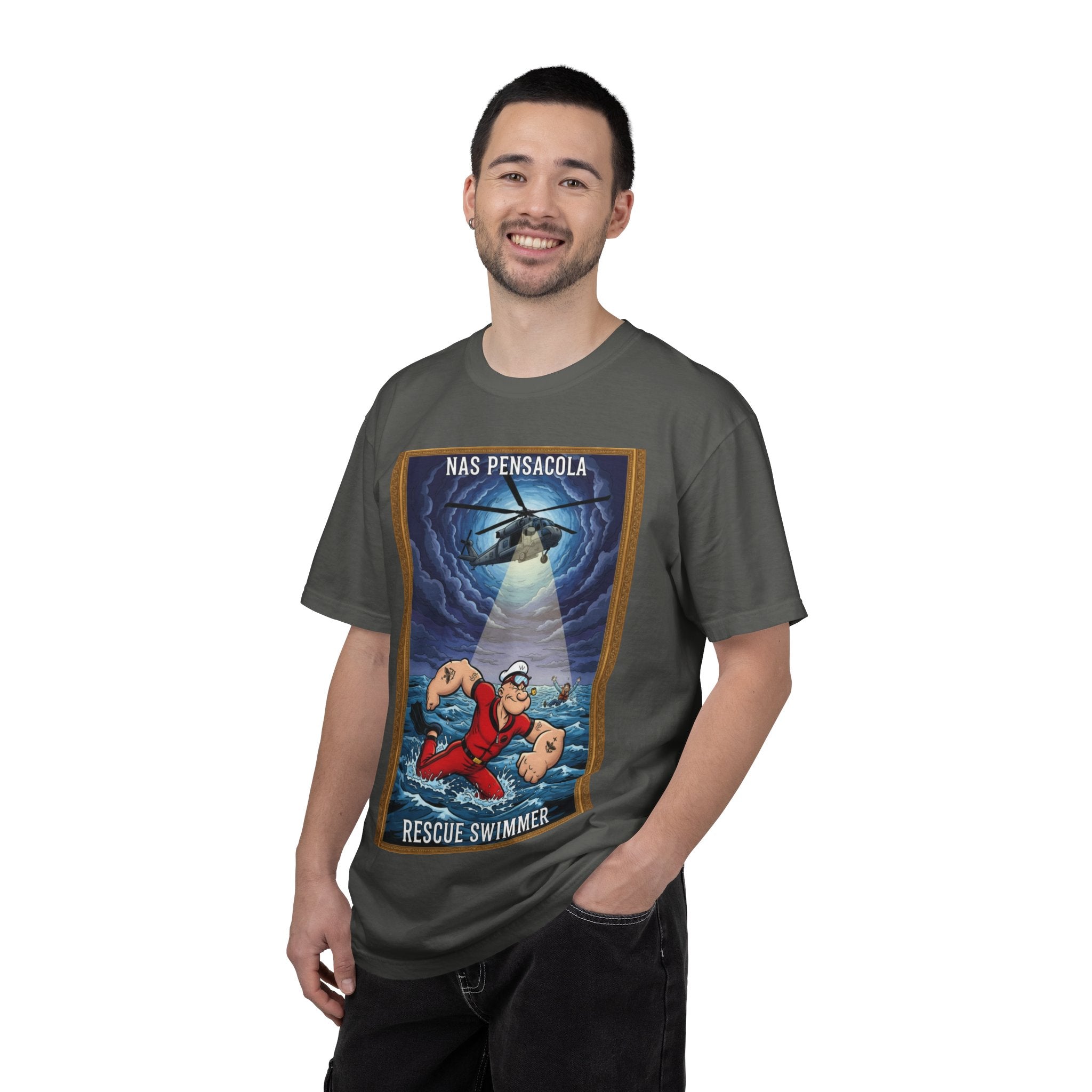 Rescue Swimmer T-Shirt — NAS Pensacola Helicopter Rescue Graphic Tee