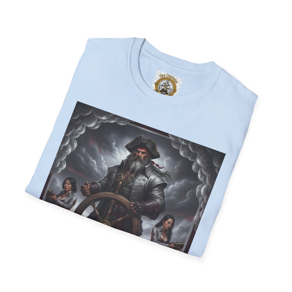 Pirate Captain T-Shirt — Vintage Nautical Adventure Graphic Tee