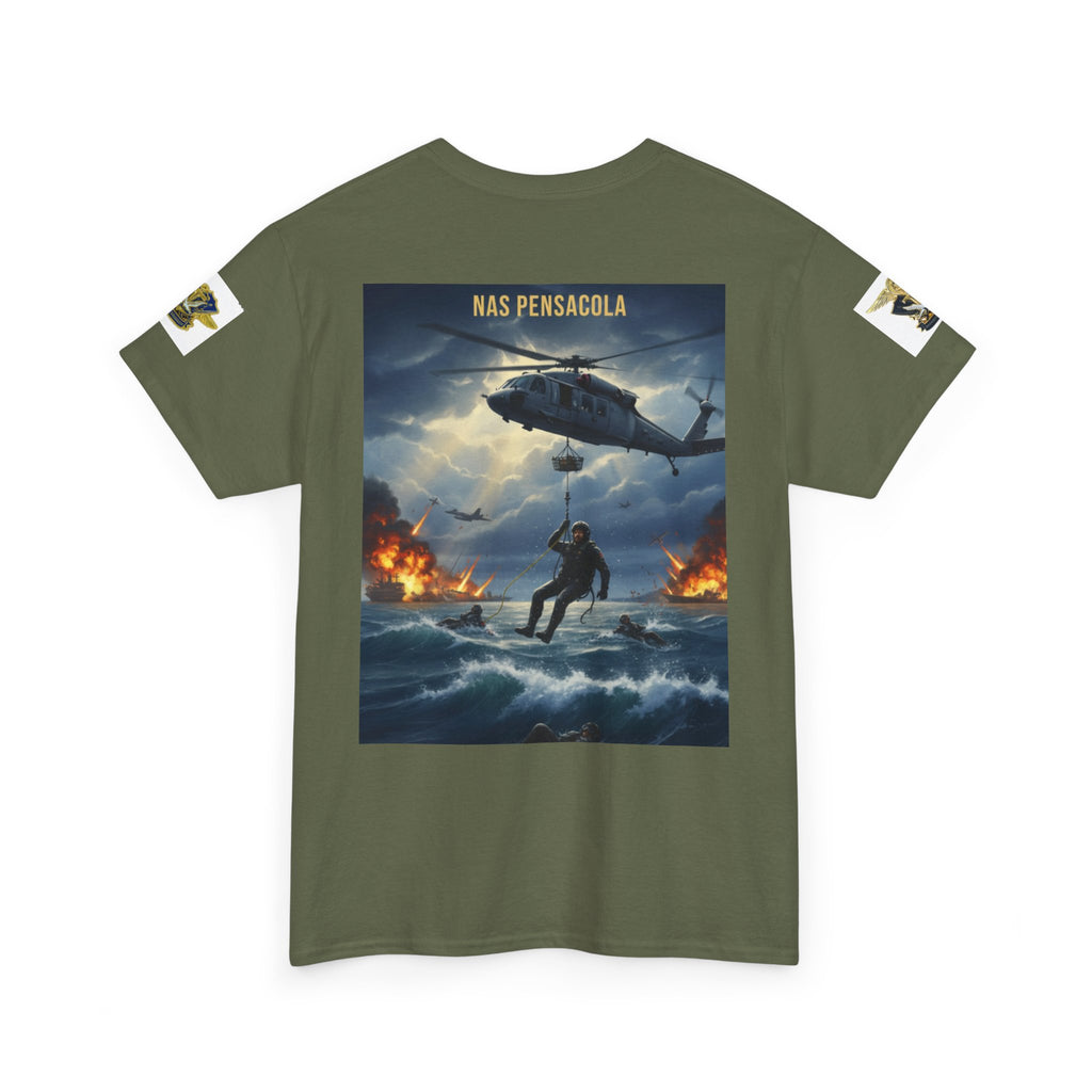 SAR Chiefs Riders Club Tee — NAS Pensacola Helicopter Rescue Graphic Shirt
