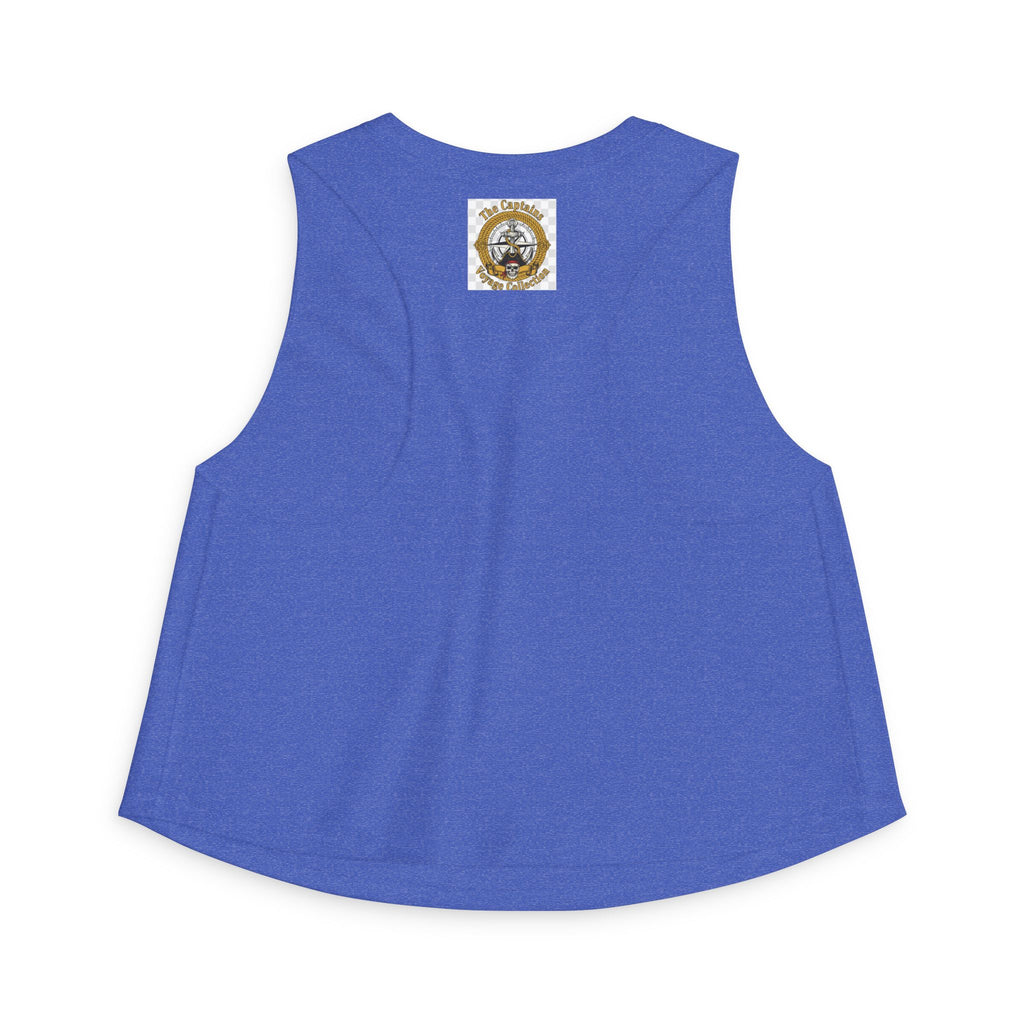 Women's Crop Top — Vintage Pirate Crew Motorcycle Graphic