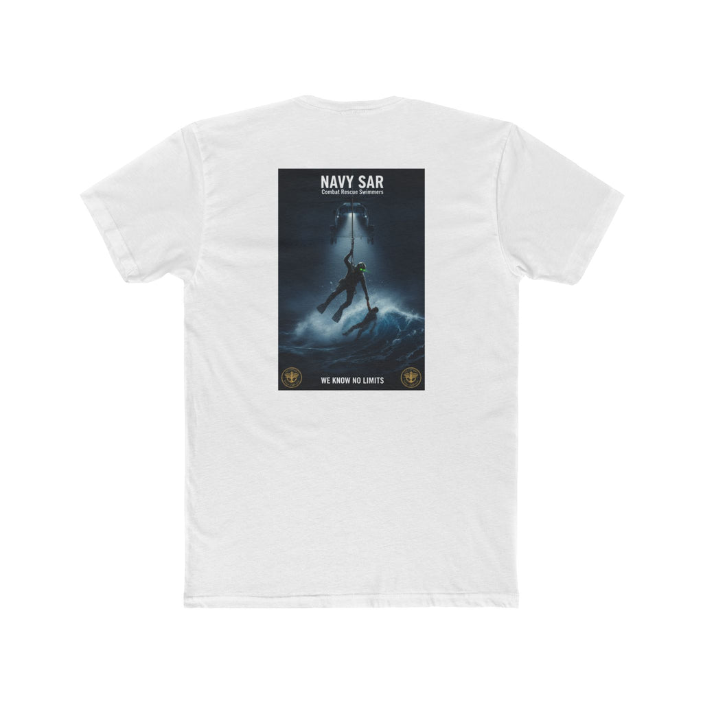 Navy SAR Combat Rescue Swimmers Graphic Tee — "We Know No Limits"