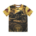 Motorcycle Pirate Tee — Vintage Biker & Nautical Ship Graphic Shirt