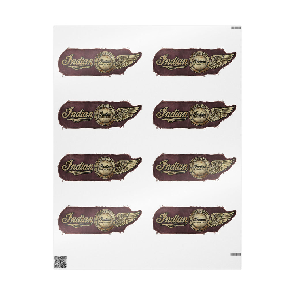 Gift Wrap Paper — Vintage Brushstroke 'Thanks' Design (Roll)