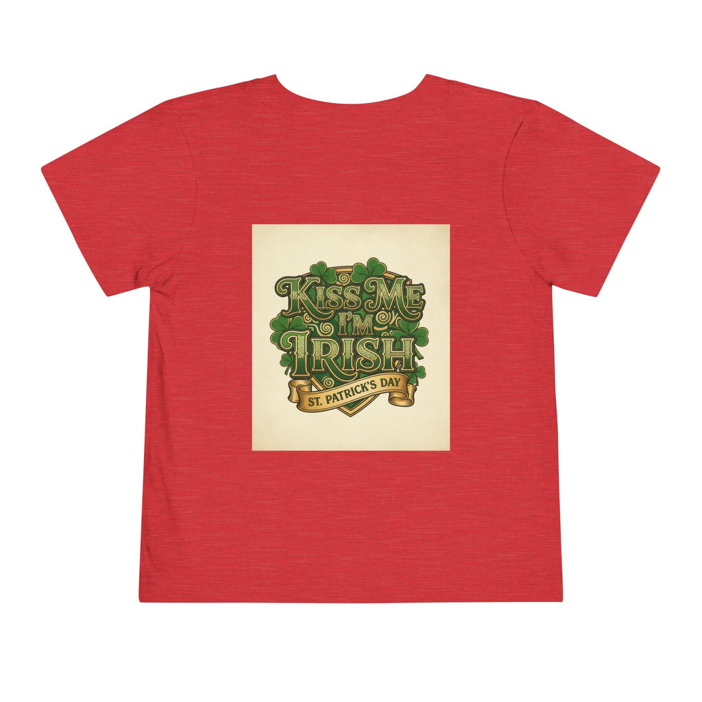 Toddler Tee — "Kiss Me I'm Irish" St. Patrick's Day Shirt