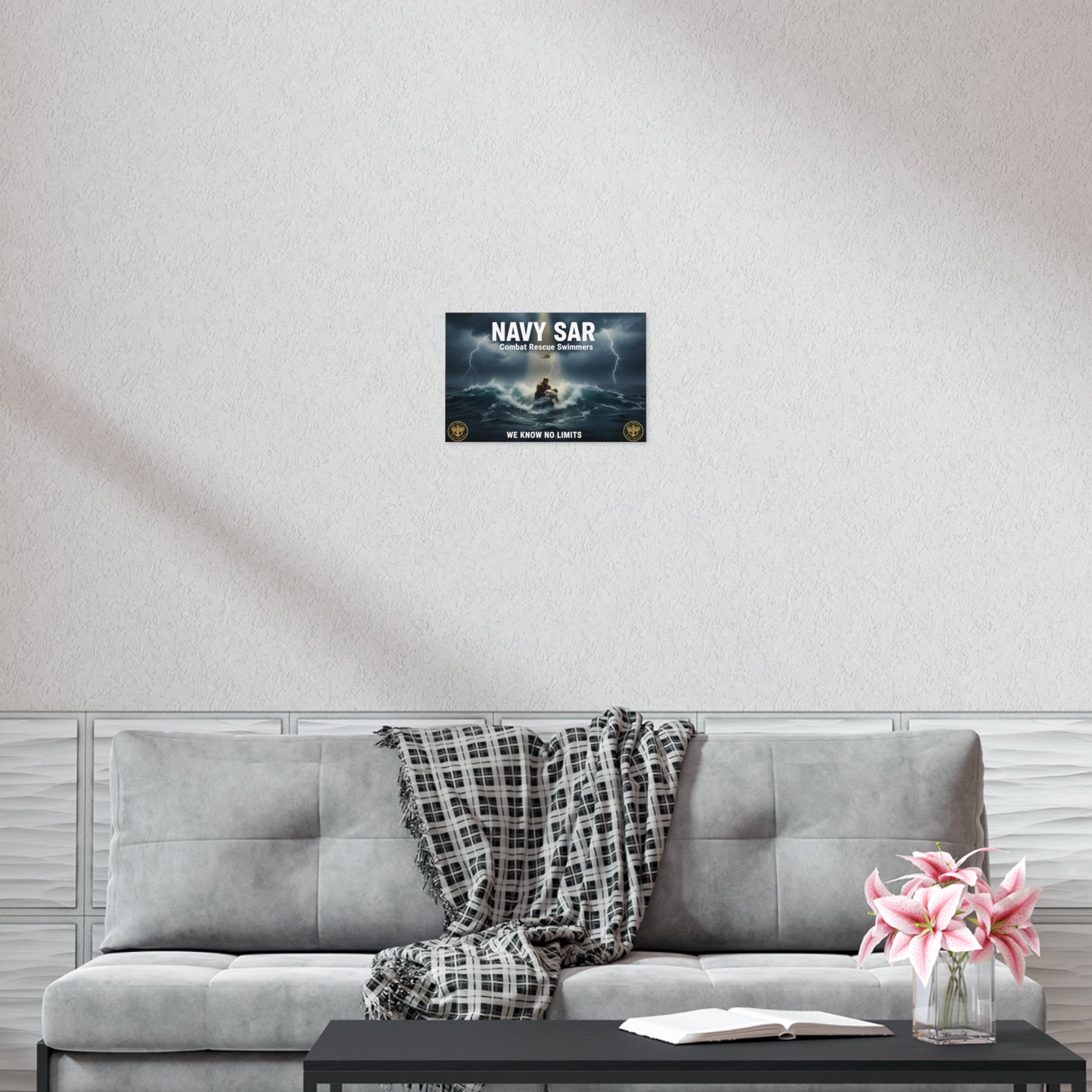 Navy SAR Combat Rescue Swimmers Poster — "We Know No Limits"