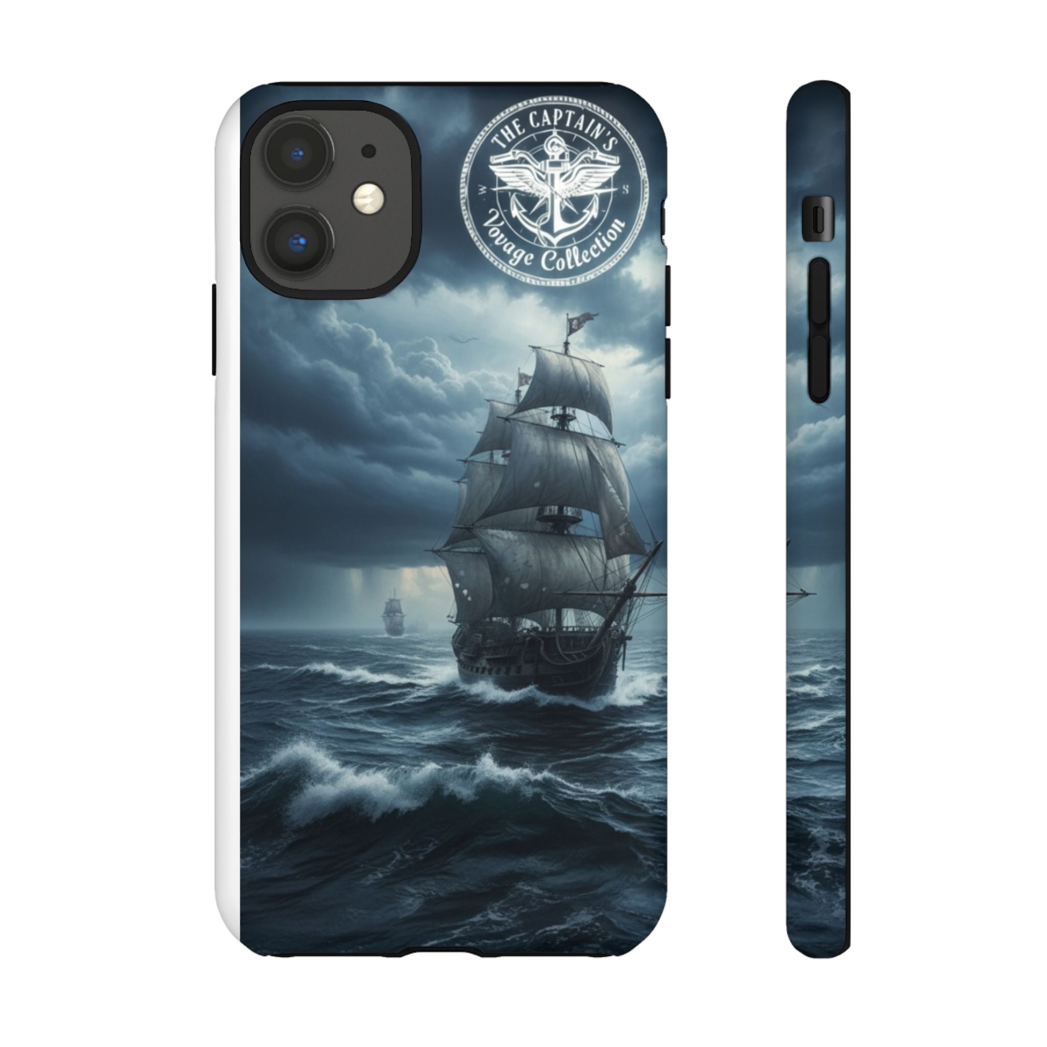 Stormy Seas Ship Phone Case – Nautical Pirate Sailing iPhone Cover