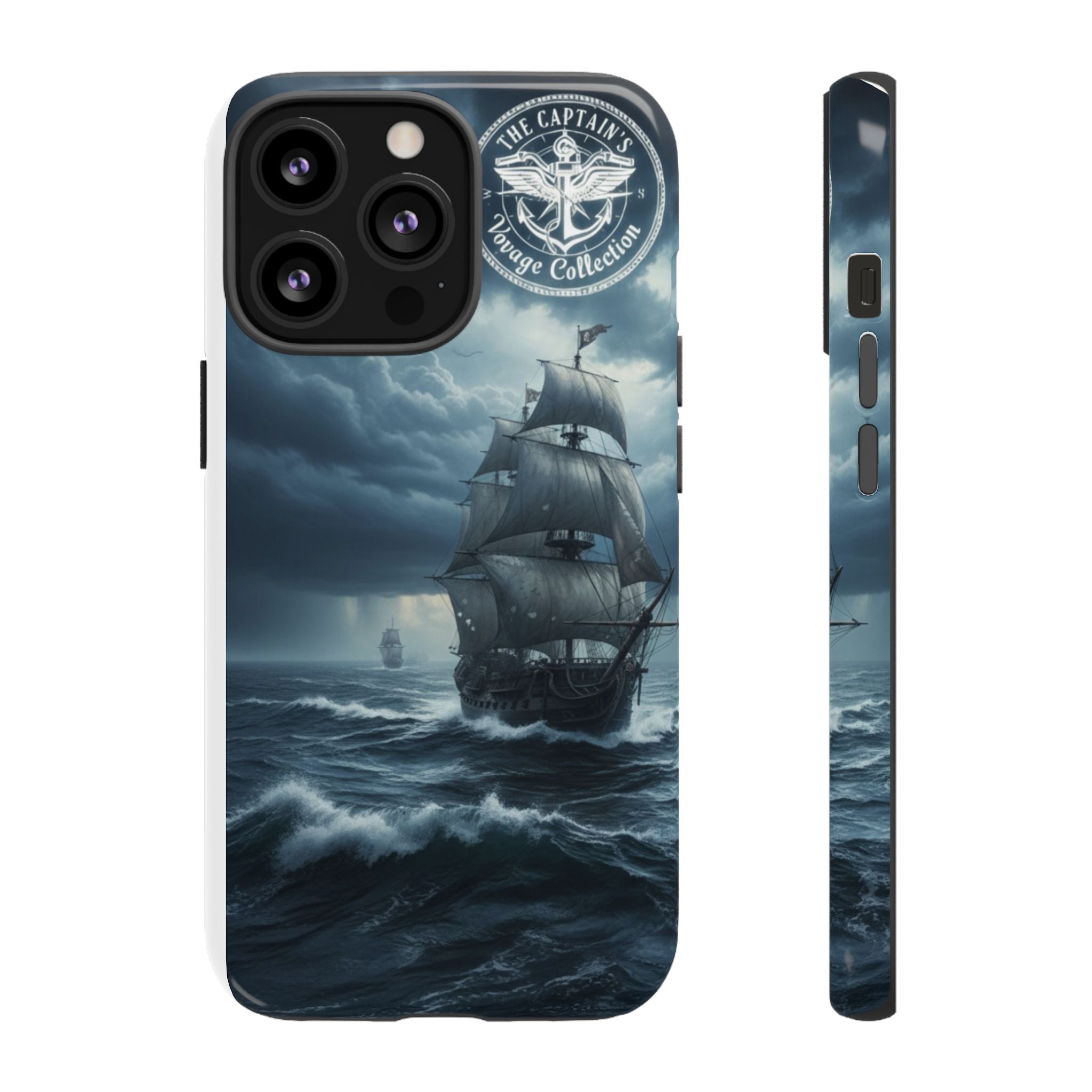 Stormy Seas Ship Phone Case – Nautical Pirate Sailing iPhone Cover