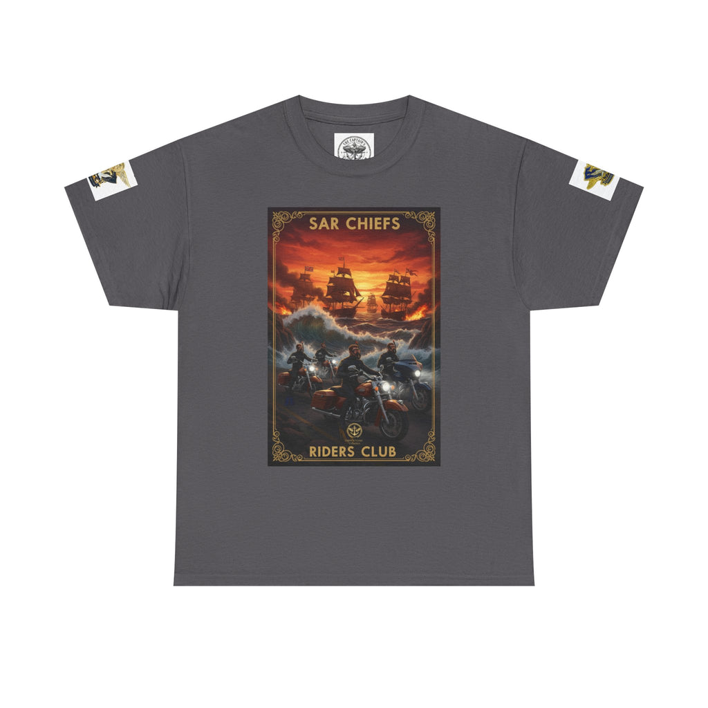 Military Rescue Riders Club T‑Shirt — SAR Chiefs Helicopter Tee
