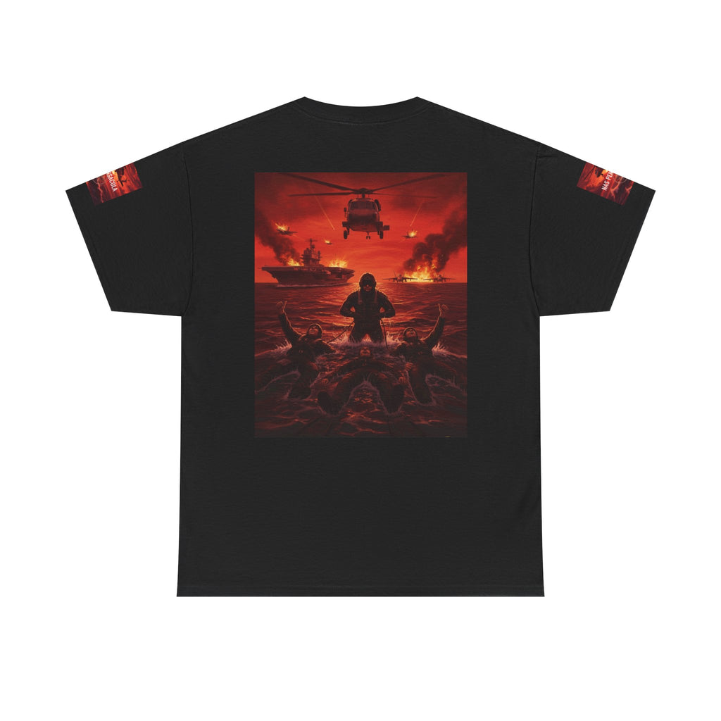 Rescue Swimmer Graphic Tee — NAS Pensacola Military Helicopter Design
