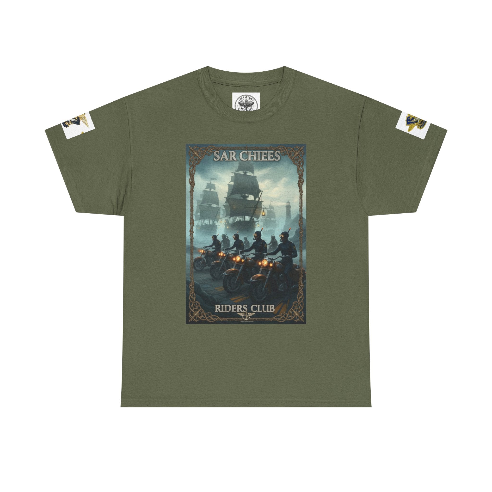 Military Rescue Crew T-Shirt — SAR Chiefs Riders Club Graphic Tee
