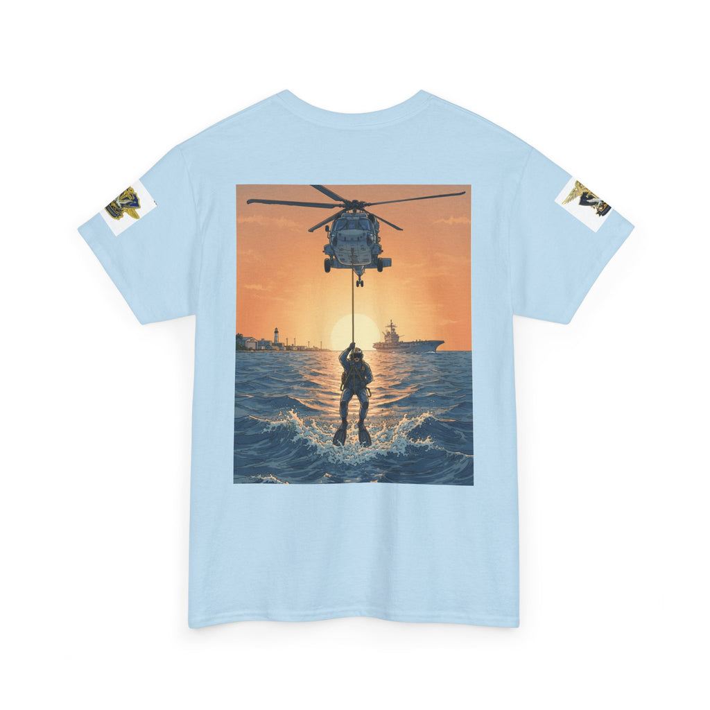 Military Rescue Riders Club T‑Shirt — SAR Chiefs Helicopter Tee