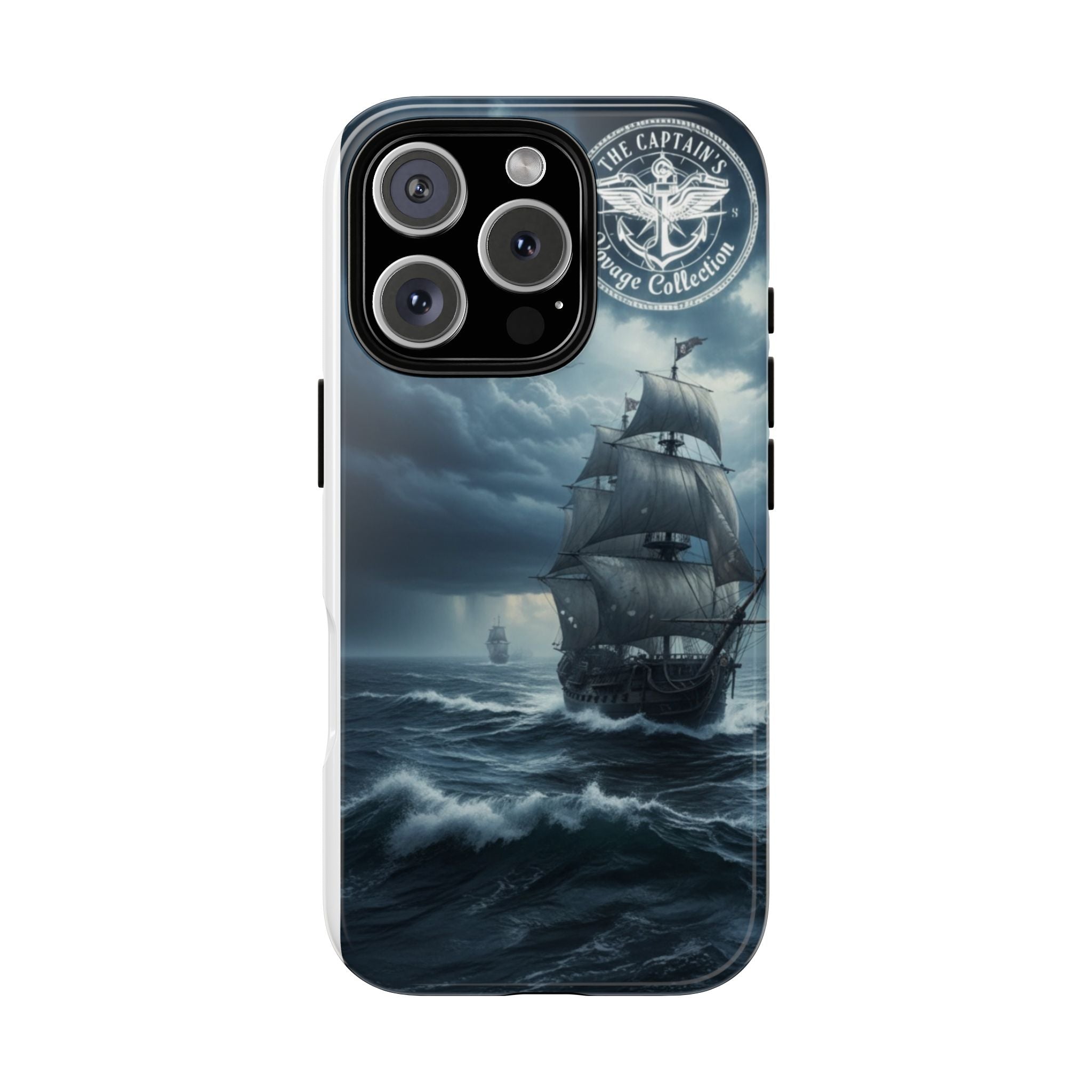 Stormy Seas Ship Phone Case – Nautical Pirate Sailing iPhone Cover