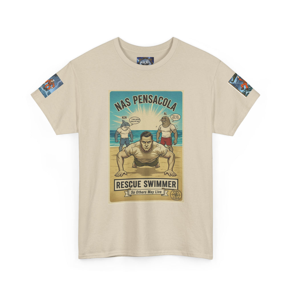 Rescue Swimmer Tee — NAS Pensacola Search & Rescue Helmet Tag T-Shirt
