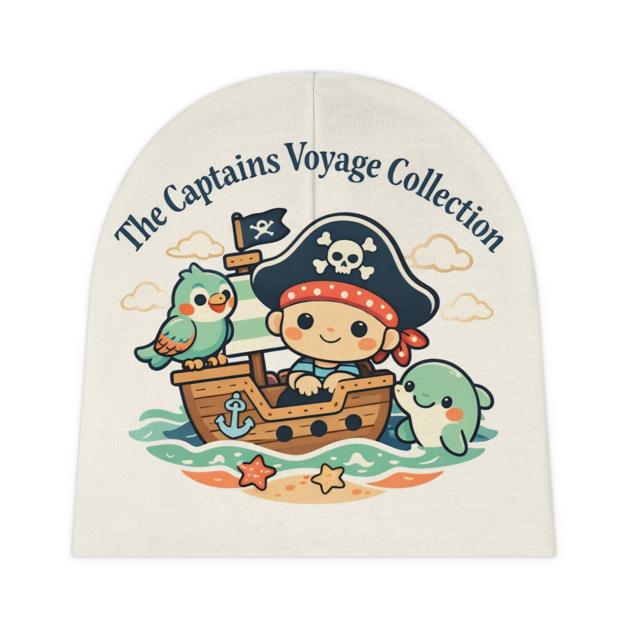 Pirate Captain Baby Beanie — Nautical Treasure Baby Hat