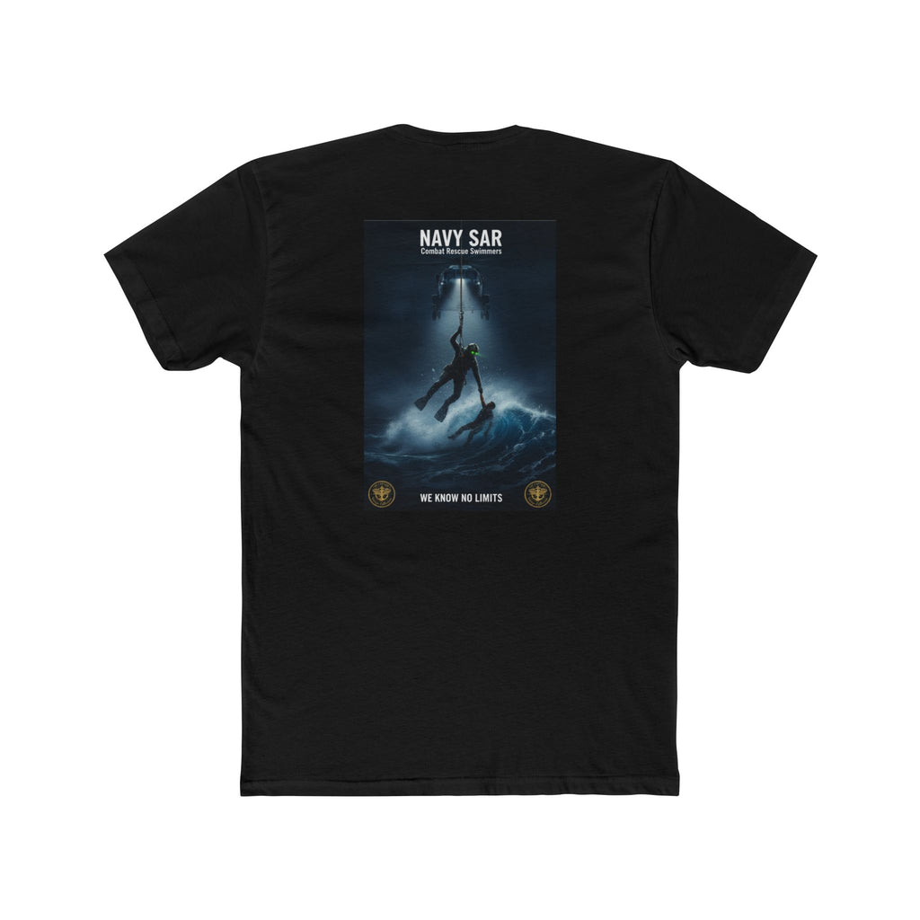 Navy SAR Combat Rescue Swimmers Graphic Tee — "We Know No Limits"