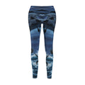 Ocean Storm Leggings — Nautical Shark & Waves All-Over Print