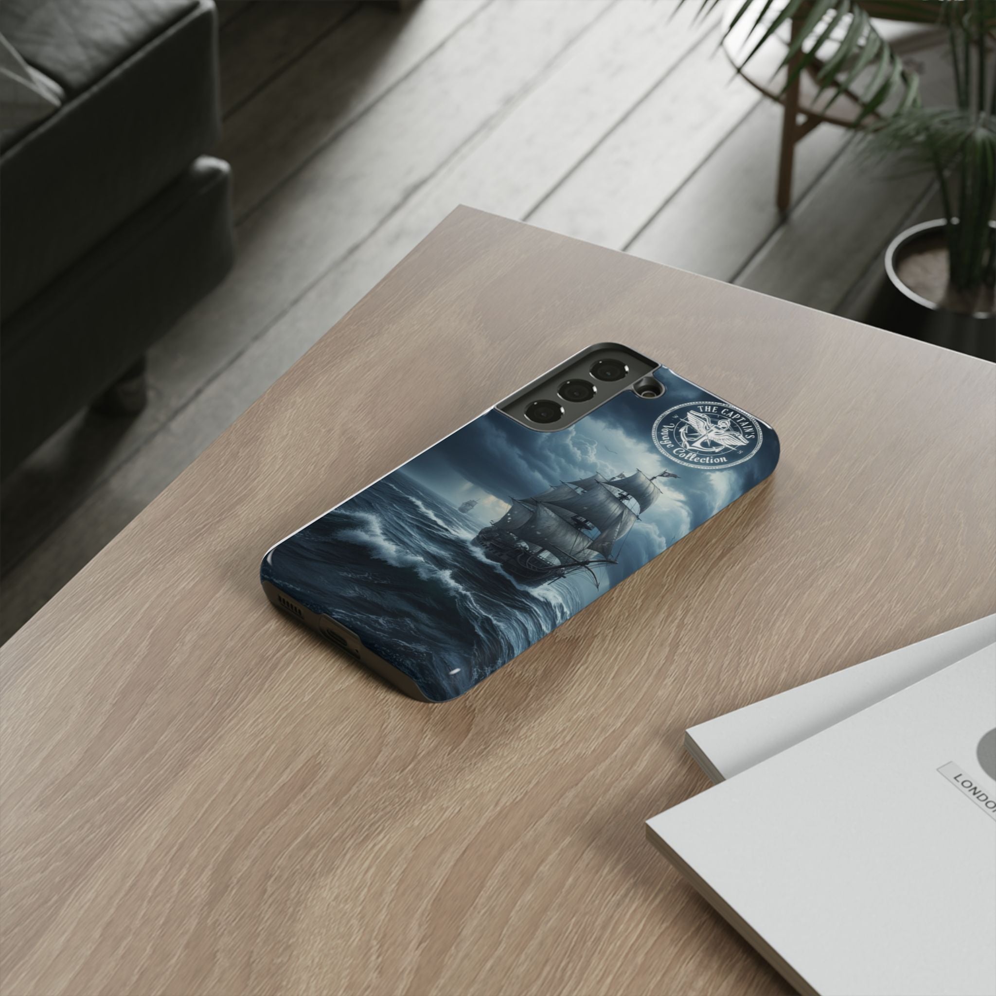 Stormy Seas Ship Phone Case – Nautical Pirate Sailing iPhone Cover