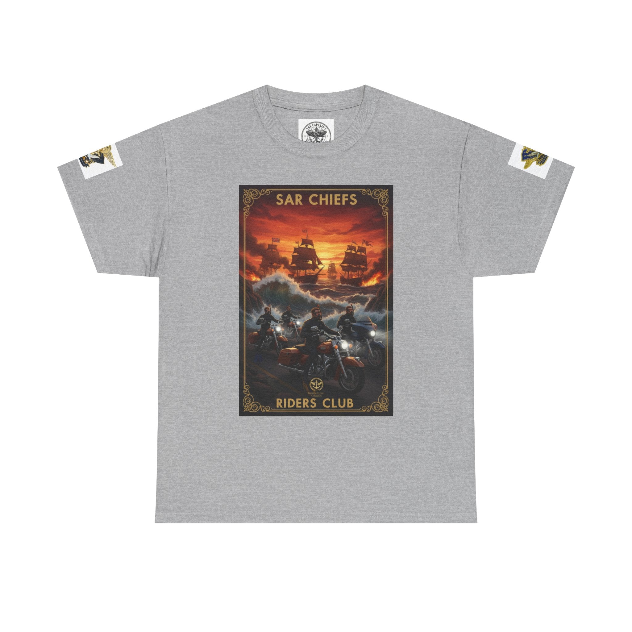 Military Rescue Riders Club T‑Shirt — SAR Chiefs Helicopter Tee