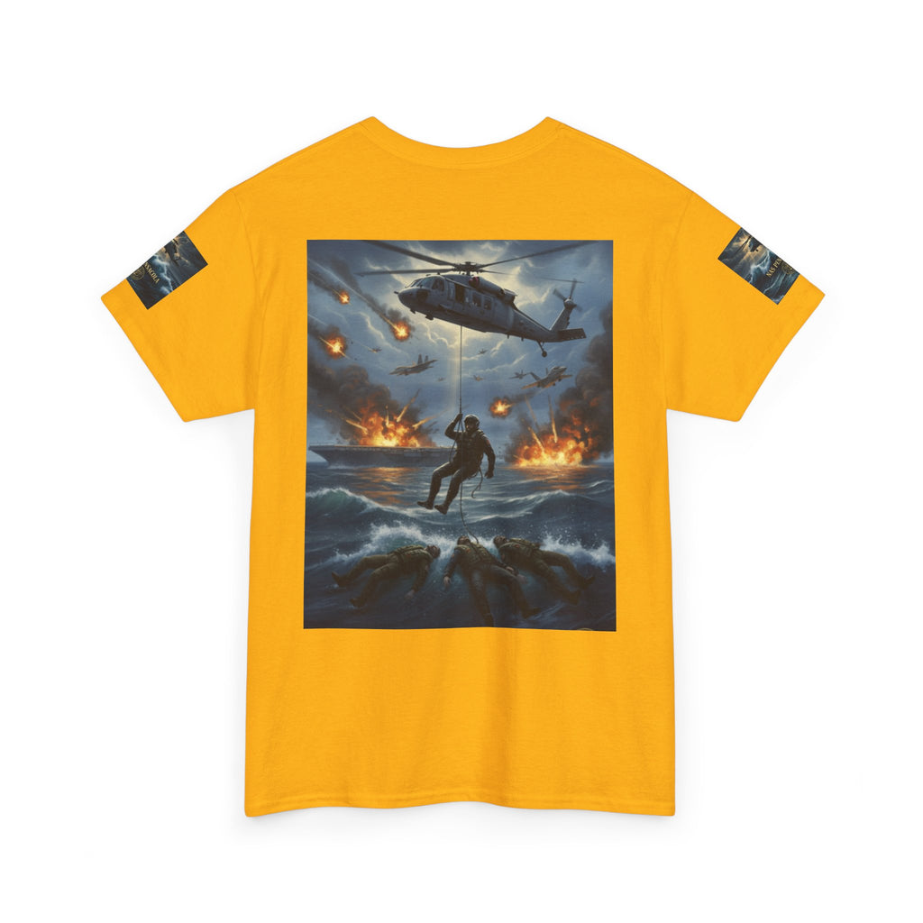 Rescue Mission Tee — Military Helicopter Search & Rescue Graphic T-Shirt
