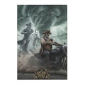 Captain's Voyage Area Rug — Biker Pirate Storm Scene Decorative Floor Mat