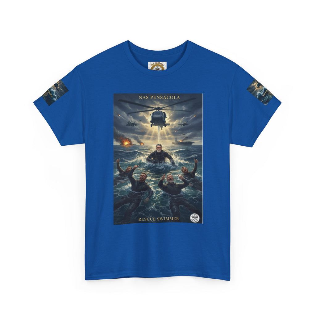 Rescue Mission Tee — Military Helicopter Search & Rescue Graphic T-Shirt