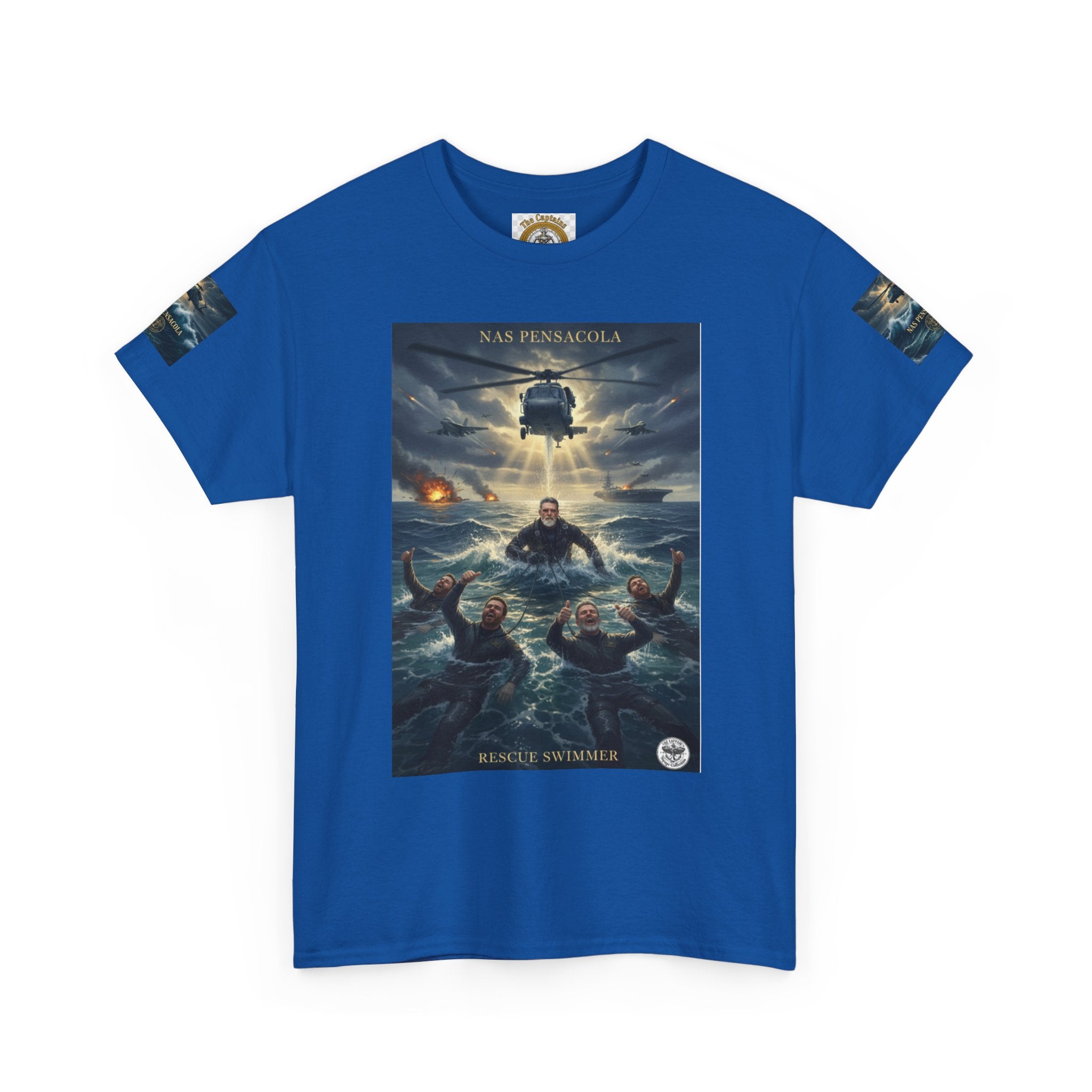 Rescue Mission Tee — Military Helicopter Search & Rescue Graphic T-Shirt