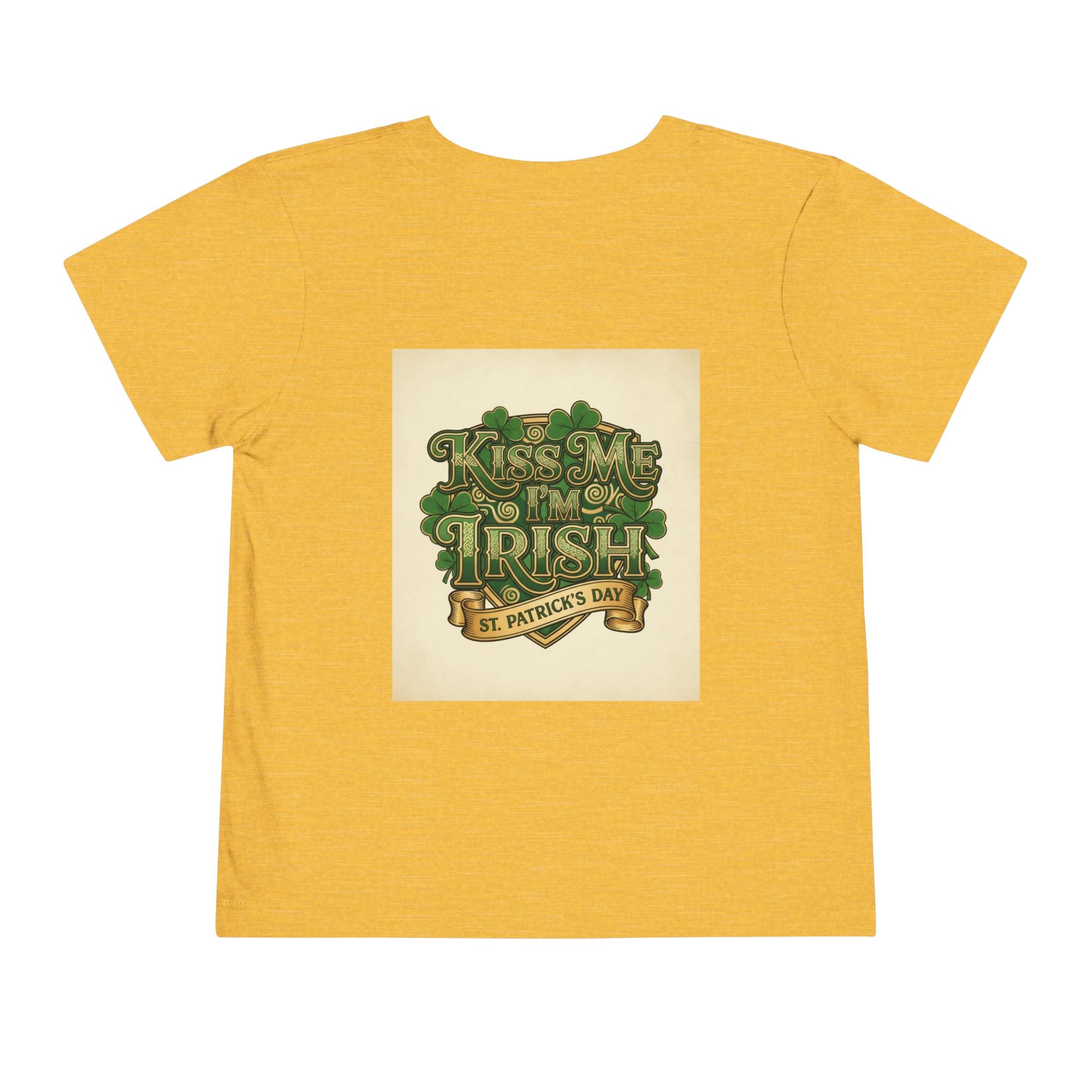 Toddler Tee — "Kiss Me I'm Irish" St. Patrick's Day Shirt