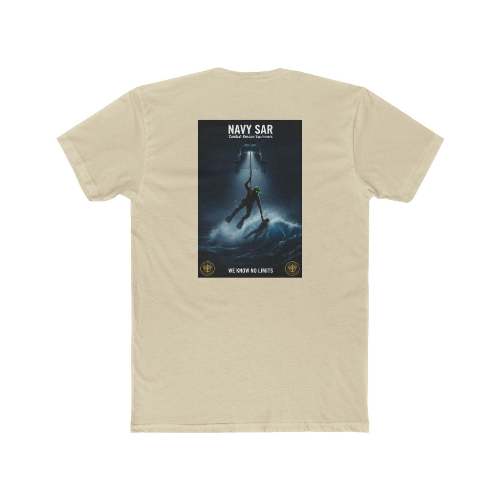 Navy SAR Combat Rescue Swimmers Graphic Tee — "We Know No Limits"