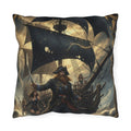 Pirate Captain Outdoor Pillow – Nautical Voyage Anchor Throw Cushion