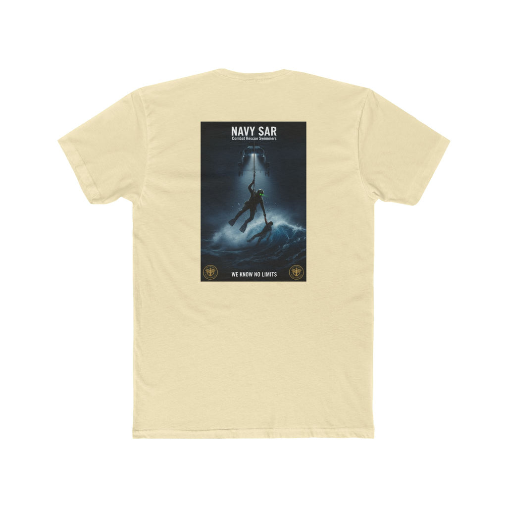 Navy SAR Combat Rescue Swimmers Graphic Tee — "We Know No Limits"