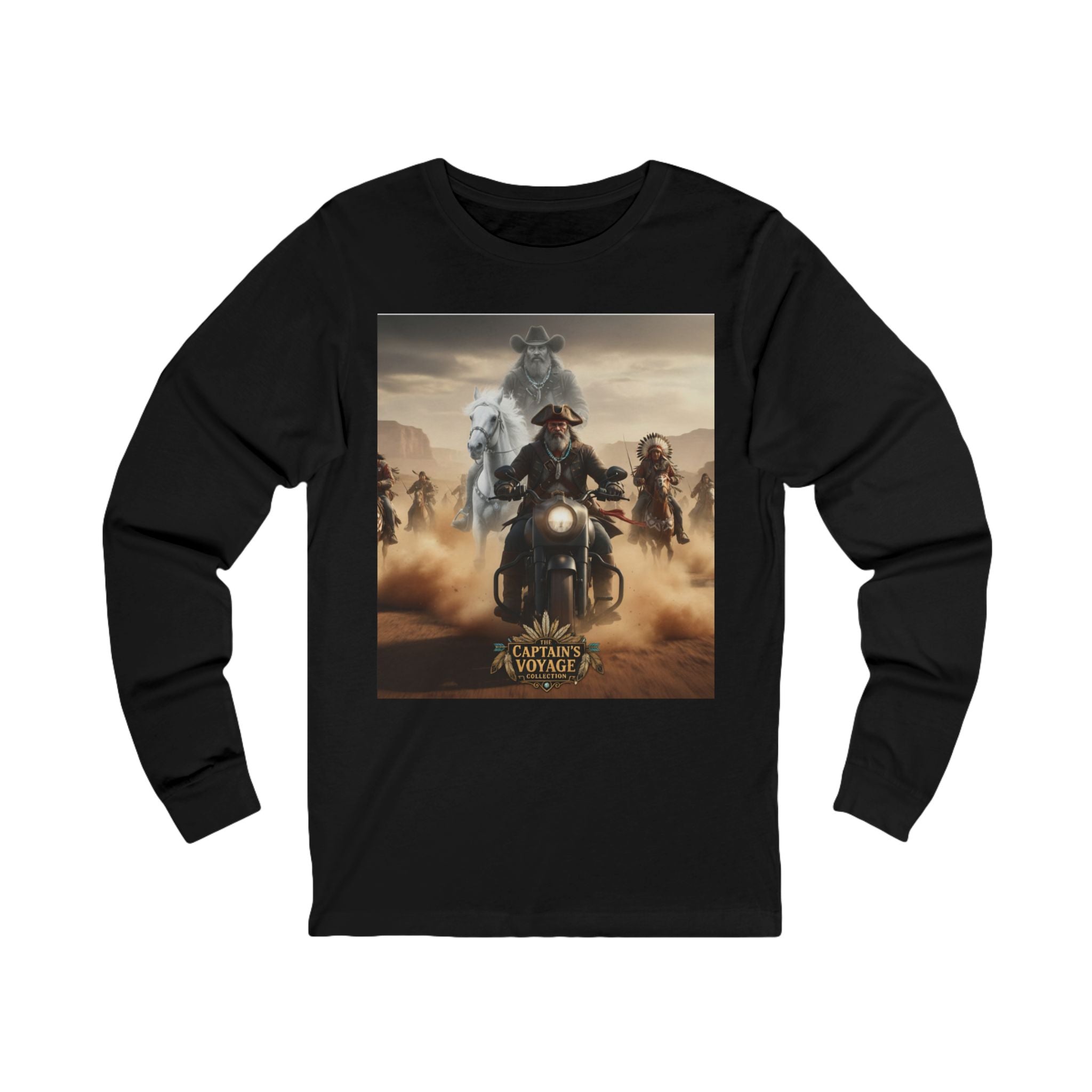 Captain's Voyage Motorcycle & Ghost Rider Long Sleeve Tee