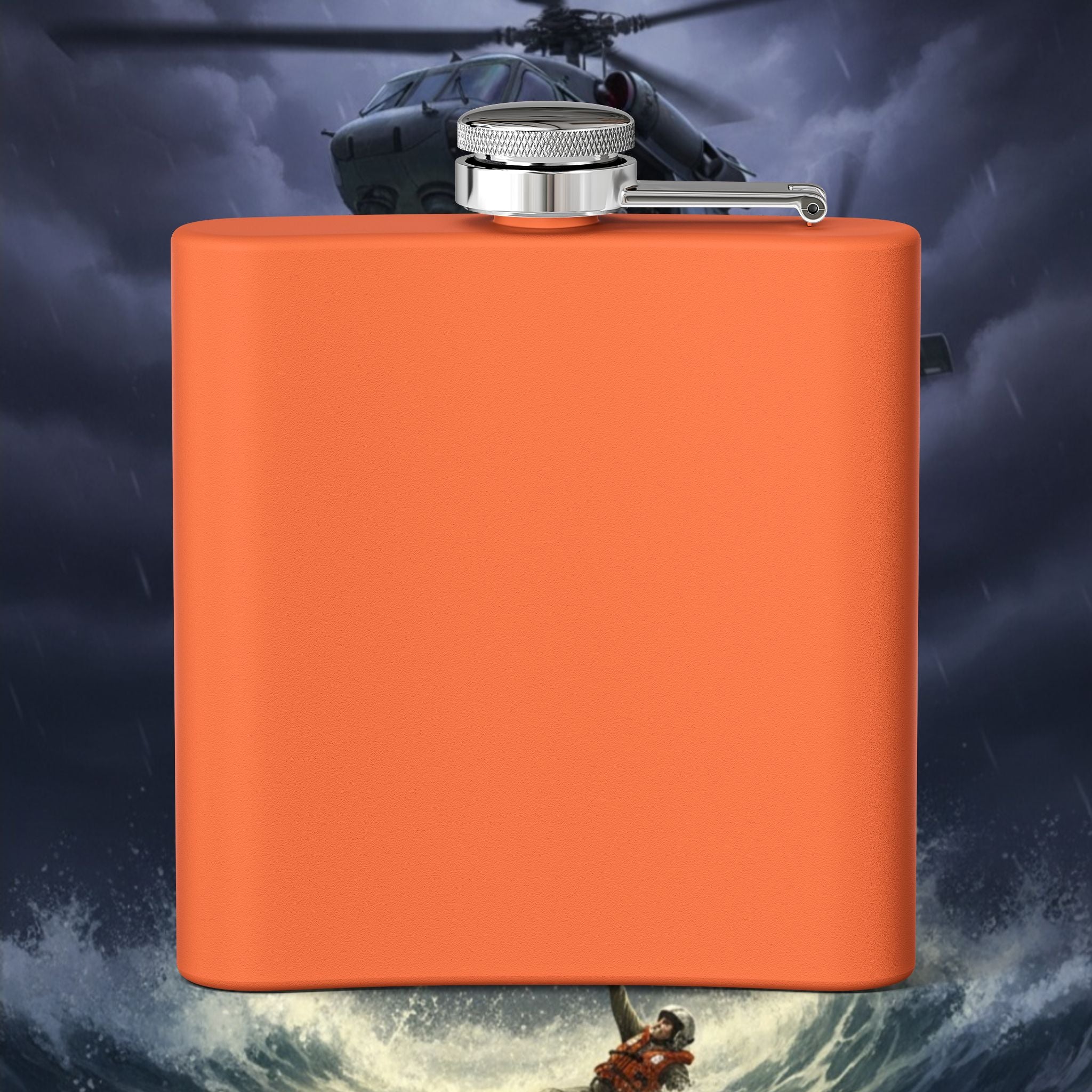 Navy SAR Combat Rescue Swimmers 6oz Stainless Steel Flask