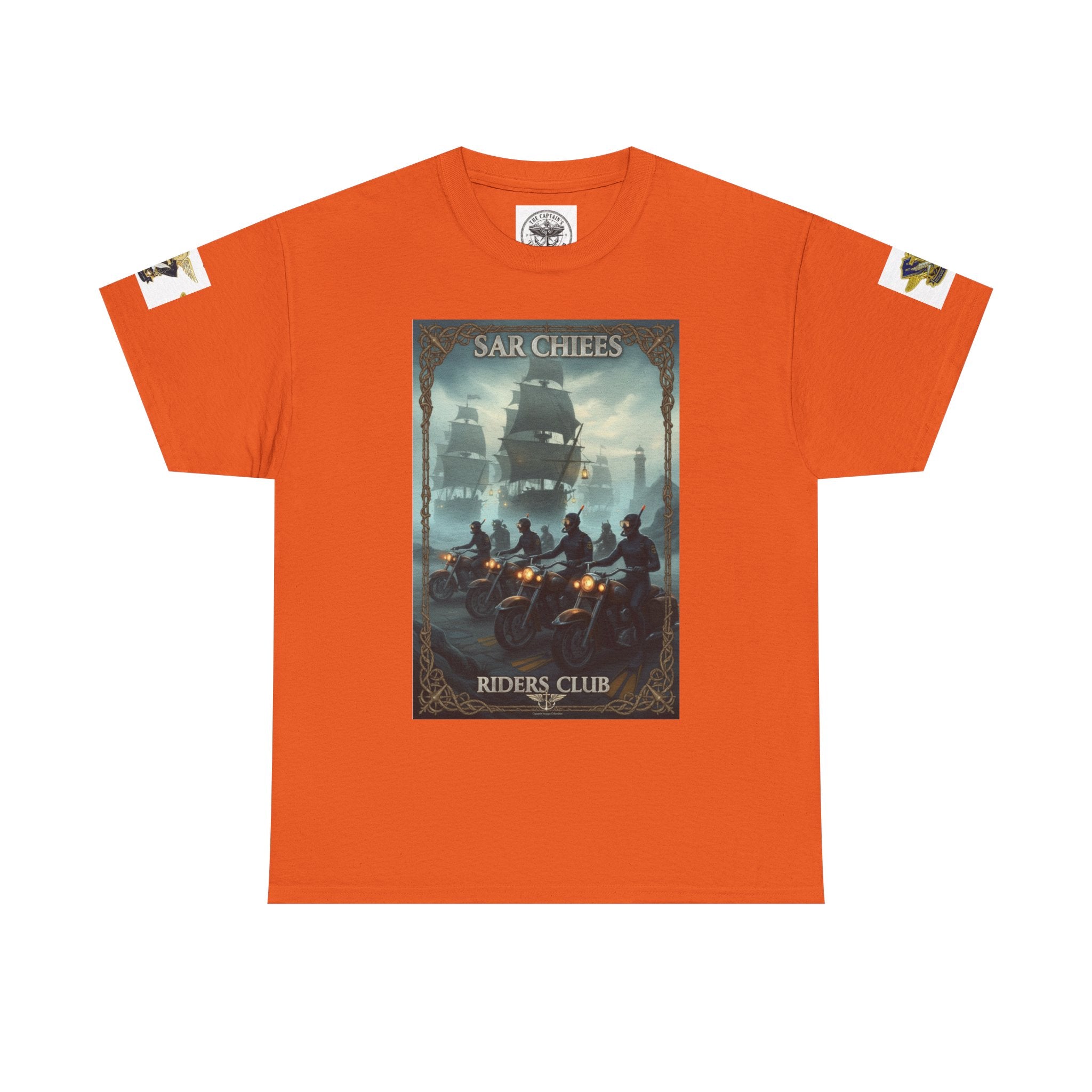 Military Rescue Crew T-Shirt — SAR Chiefs Riders Club Graphic Tee