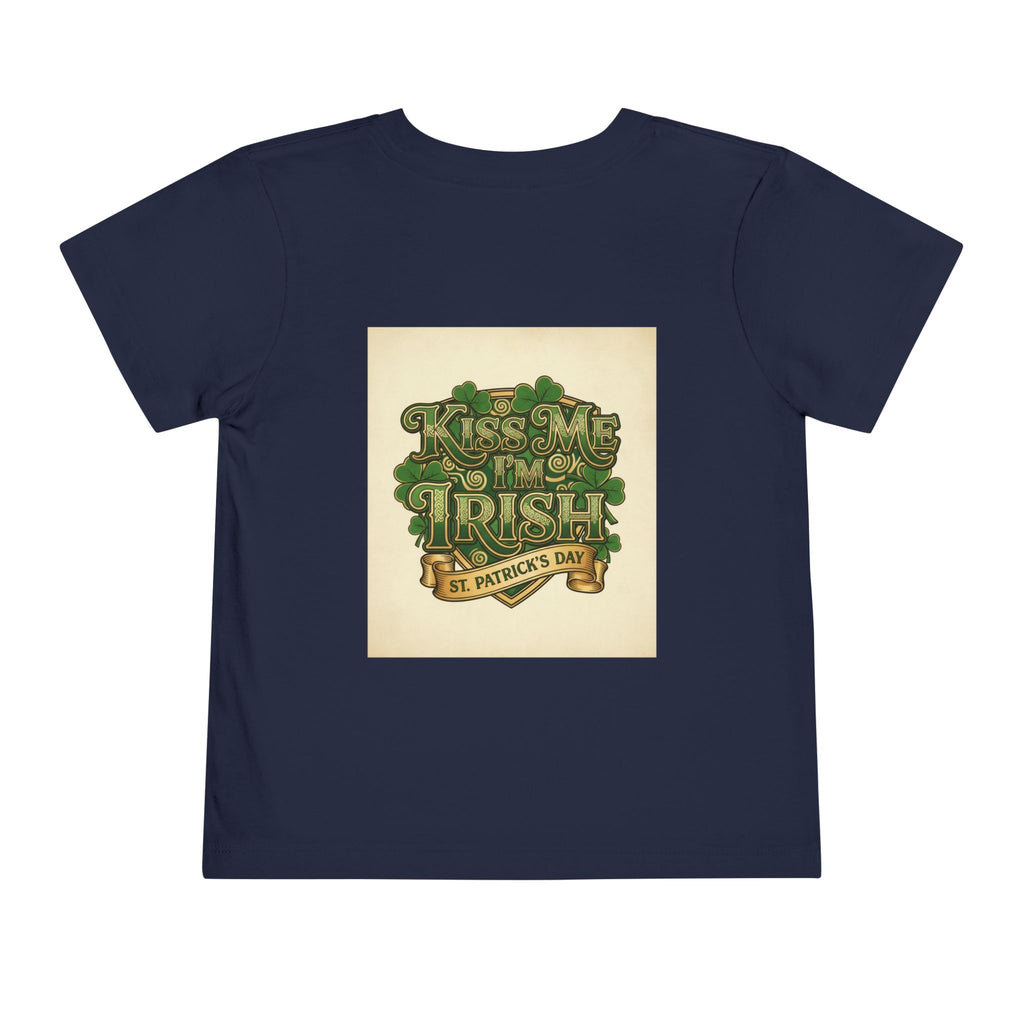 Toddler Tee — "Kiss Me I'm Irish" St. Patrick's Day Shirt