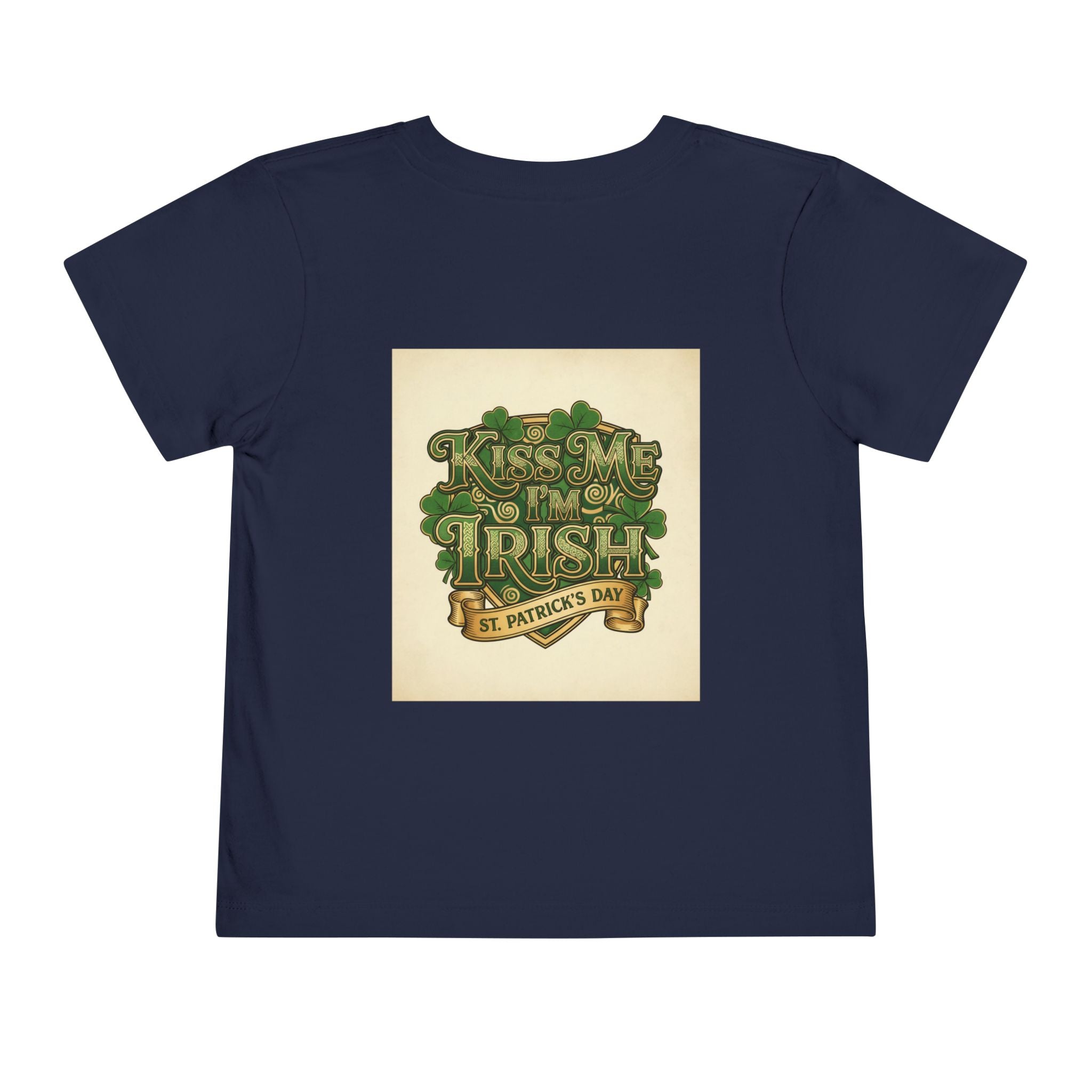 Toddler Tee — "Kiss Me I'm Irish" St. Patrick's Day Shirt