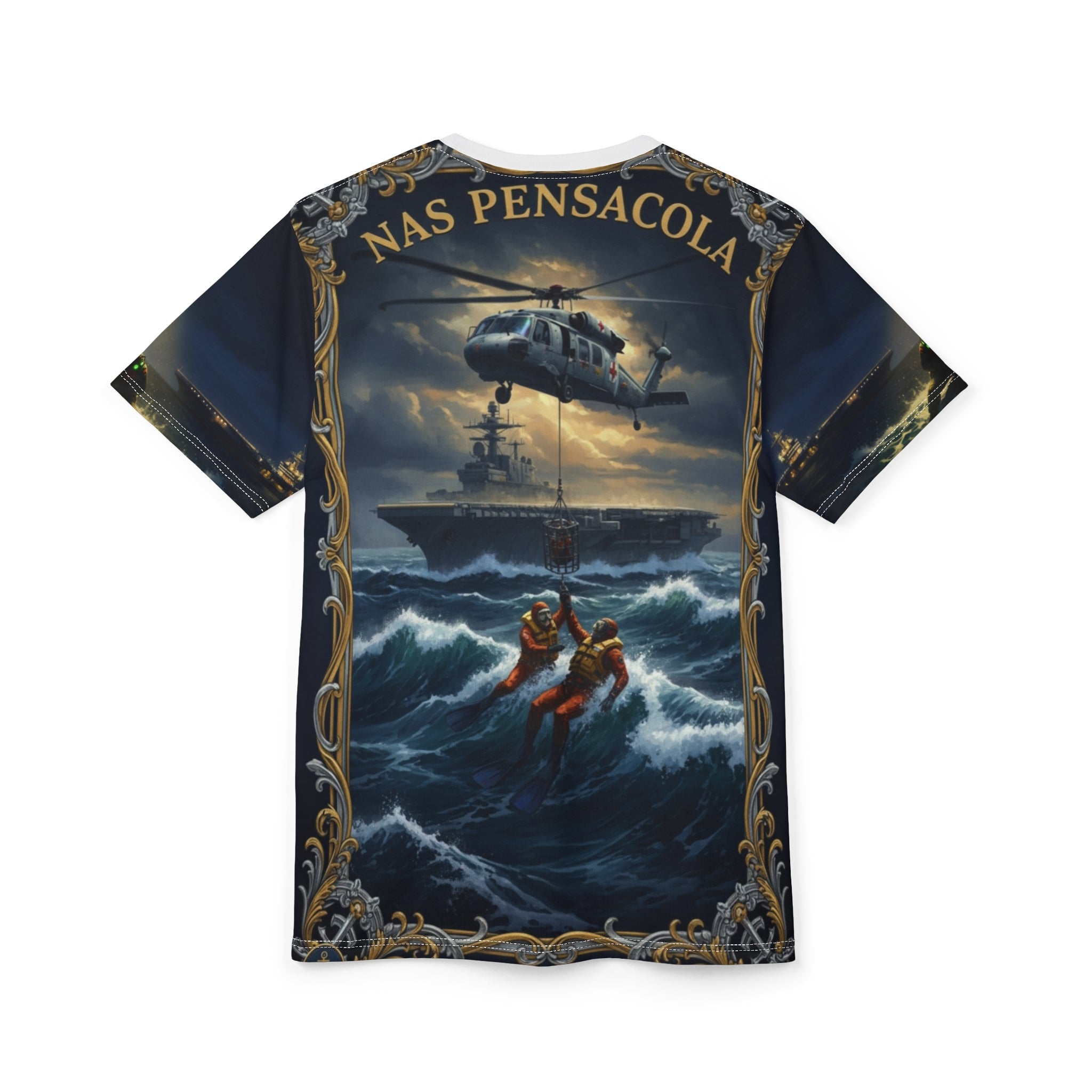 Rescue Swimmer NAS Pensacola All-Over Print Tee